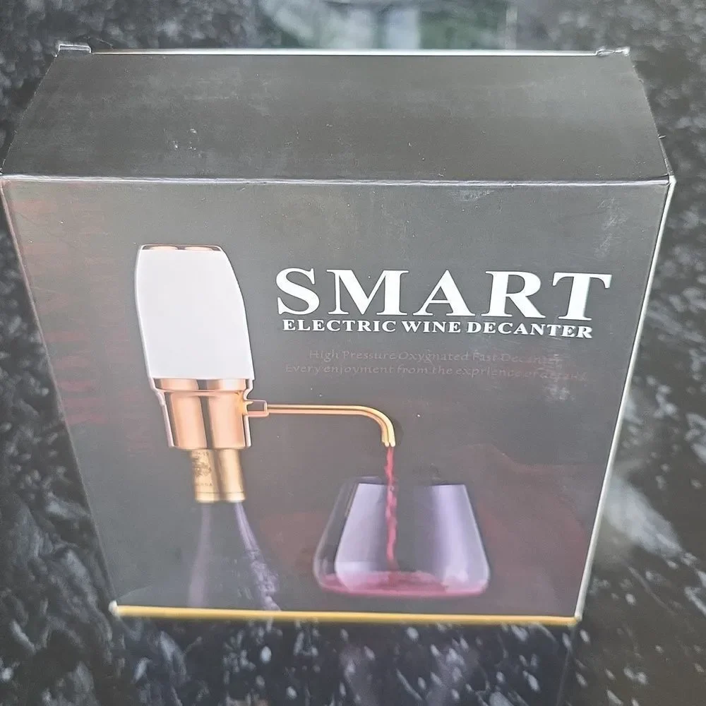 ELECTRIC WINE AERATOR DECANTER POURER AUTOMATIC DISPENSER with USB RECHA…